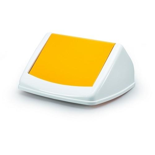 Durabin Tapa Cubo Flip Square 40L Bl/Am