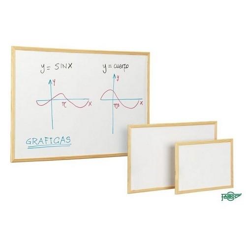 Faibo Pizarra Blanca Marco Madera 60x90 cm