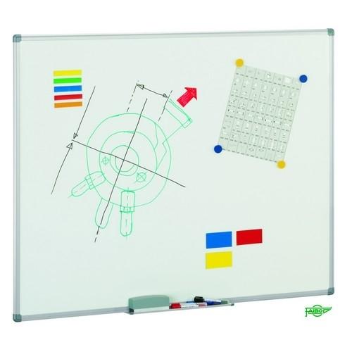 Faibo Pizarra Blanca Magnética Vitrificada Mate 122x200 cm