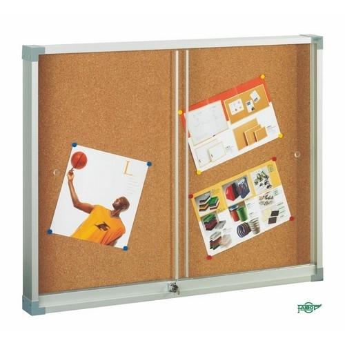 Faibo Vitrina Para Anuncios Puertas De Metacrilato Con L