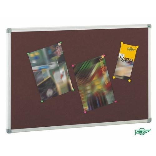 Faibo Tablero De Corcho Ligero Tapizado Burdeos 60X90 Cm