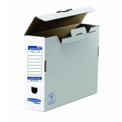 Fellowes Bankers Box Caja Archivo Definitivo Folio Lomo 100 mm Azul