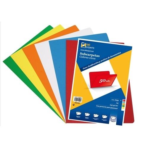 Grafoplas Subcarpeta A4 240 g Rojo (50 Ud.)