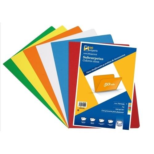 Grafoplas Subcarpeta A4 240 g Naranja (50 Ud.)