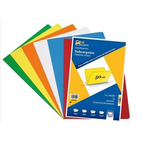 Grafoplas Subcarpeta A4 240G. Amarillo