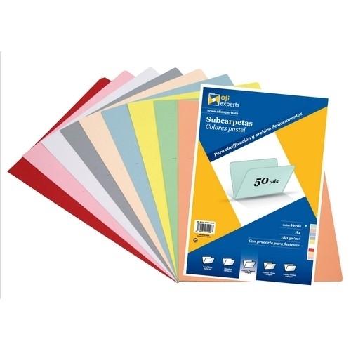 Grafoplas Subcarpeta A4 180 g Verde Pastel (50 Ud.)