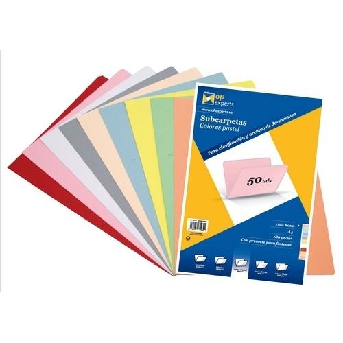 Grafoplas Subcarpeta A4 180G. Rosa Pastel