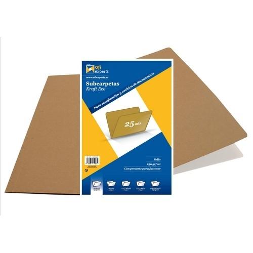 Grafoplas Subcarpeta Folio 240 g Kraft (25 Ud.)