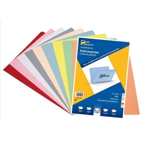 Grafoplas Subcarpeta Folio 180G. Azul Pastel