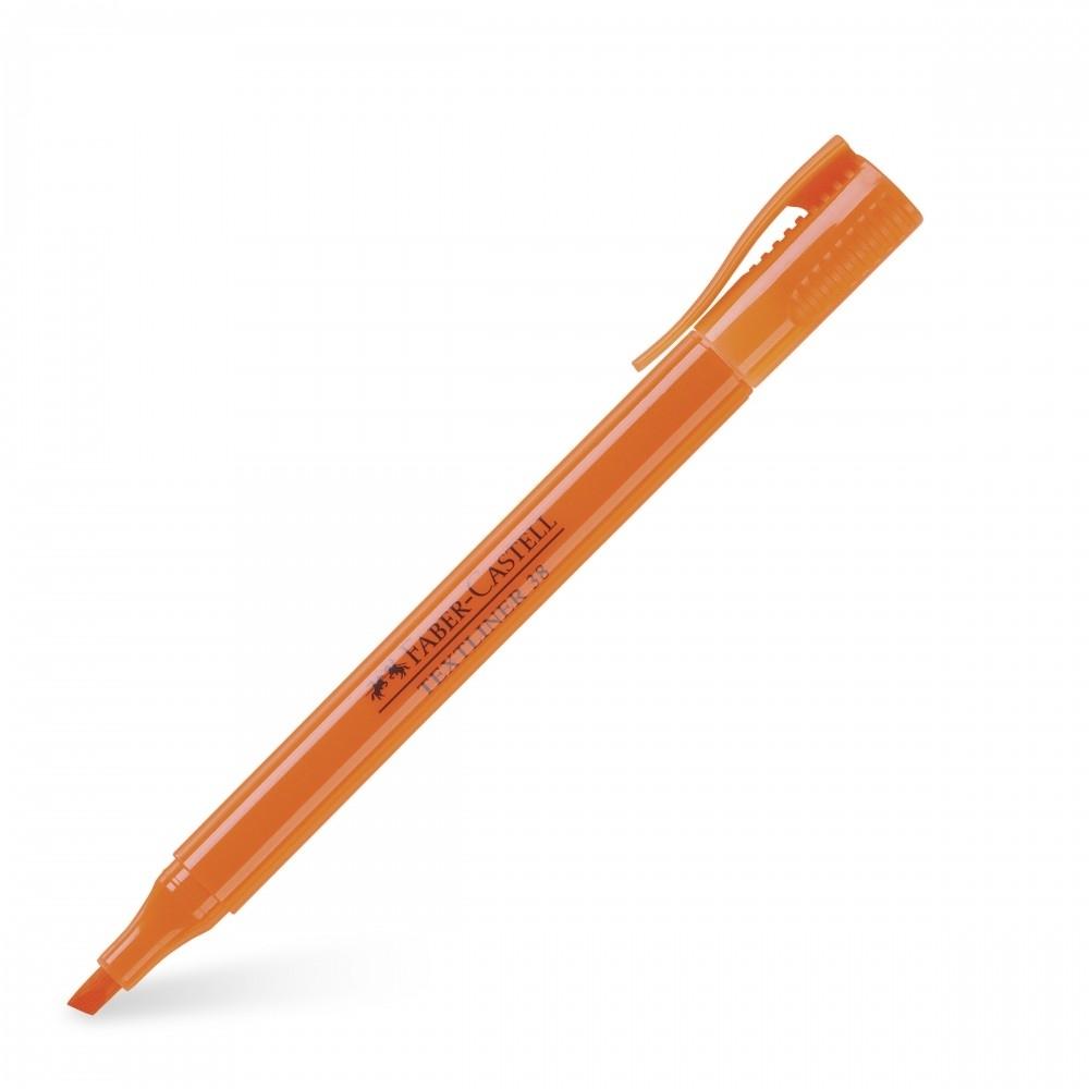 Faber-Castell Textiner 38 Subrayador Fluorescente Naranja
