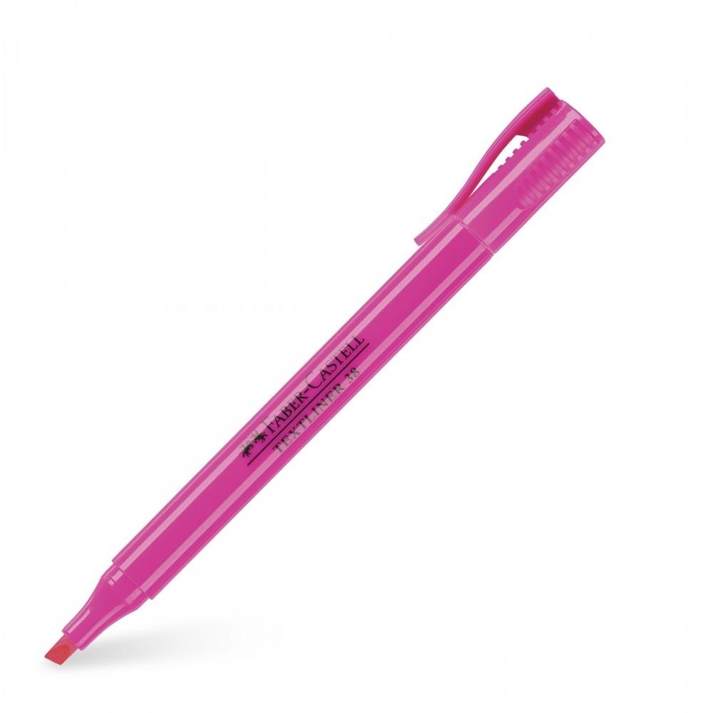 Faber-Castell Textiner 38 Subrayador Fluorescente Rosa