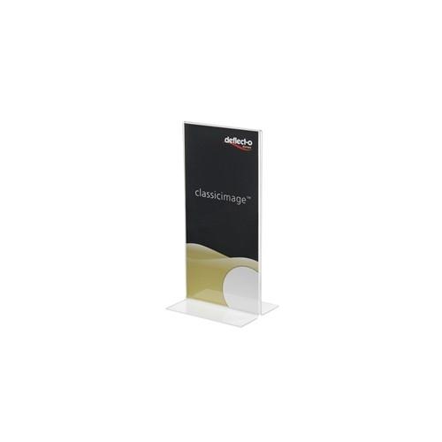 Deflecto Expositor Sobremesa T 1/3 A4 Vertical Transparente
