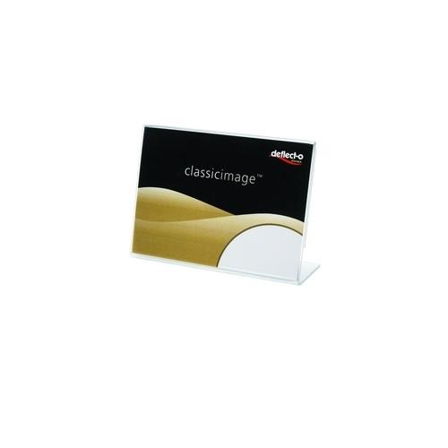 Deflecto Expositor Sobremesa L 9x6 cm Horizontal Transparente