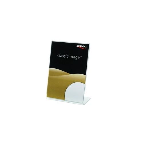 Deflecto Portacartel Inclinado De Sobremesa 60X90 Mm Vertic
