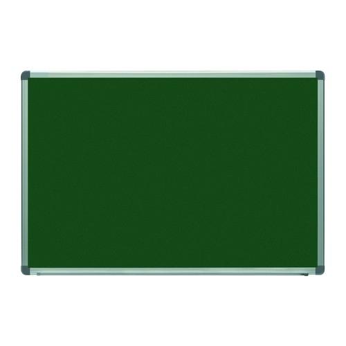 Pizarra vitrificada verde marco de aluminio 200x120