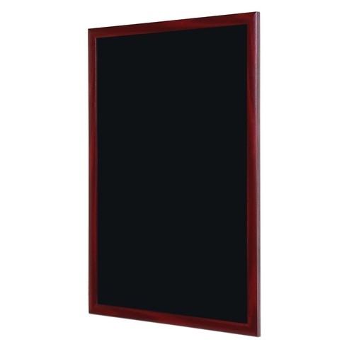 Rocada Panel Informativo Tiza Negro Marco Madera BS0722