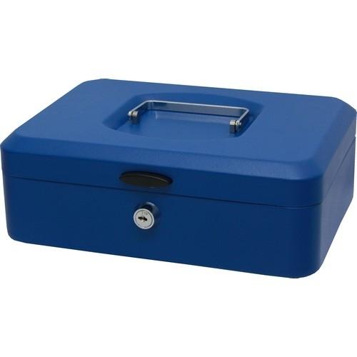Ehlis Caja Caudales Con Bandeja Azul..25X18Xh9 Cm.