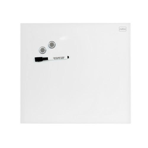 Nobo Pizarra Diamond Magnética Cristal Blanco 300X300 Mm (Envase Retail)