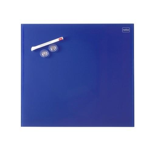 Nobo Pizarra Diamond Magnética Cristal Azul 300X300 Mm (Envase Retail)