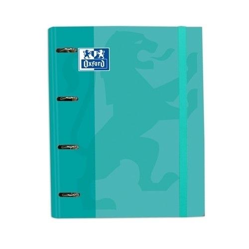 Oxford Europeanbinder Carpebloc 4 Anillas + Recambio 100 Hojas Ice Mint