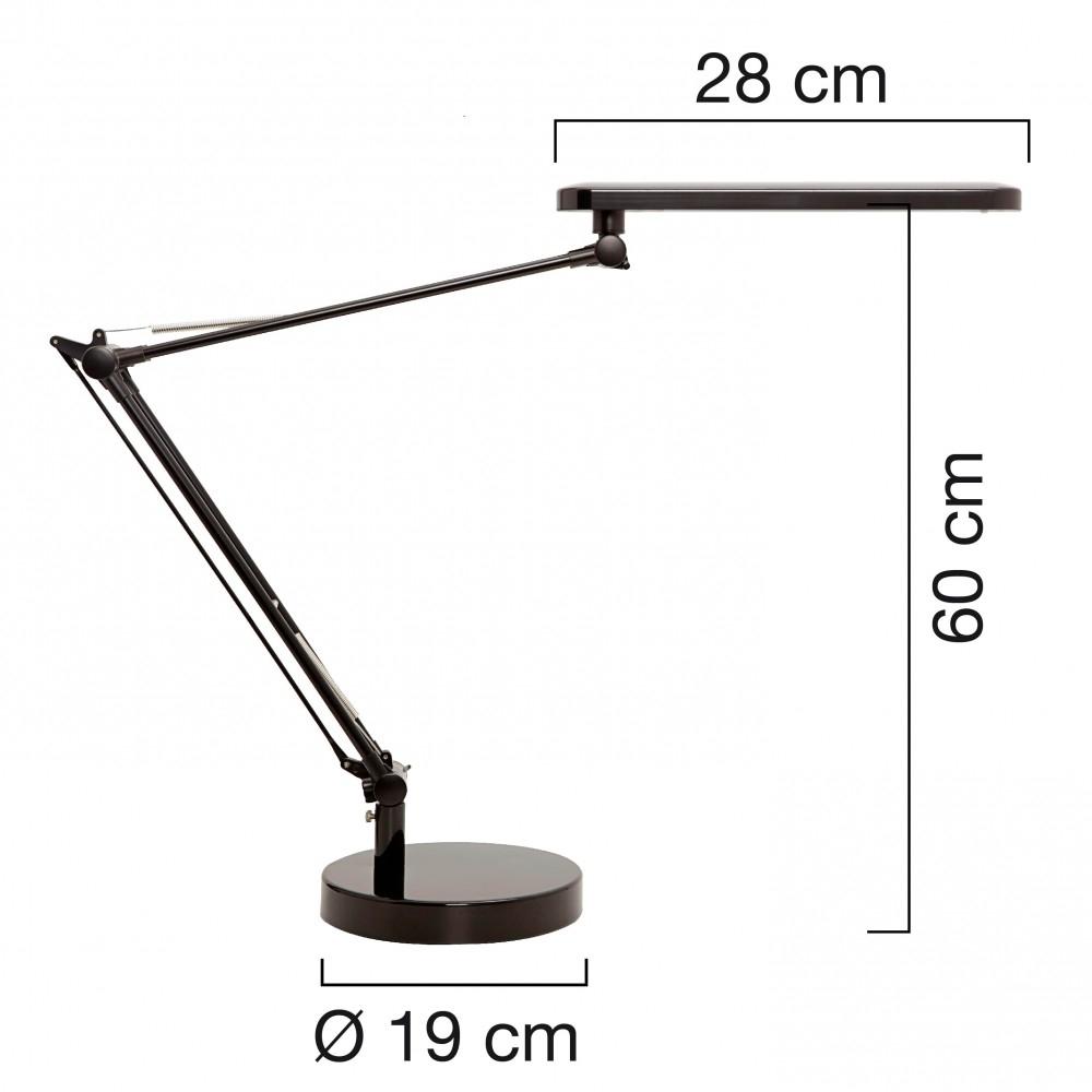 Unilux Lámpara De Escritorio Led Mambo Negro