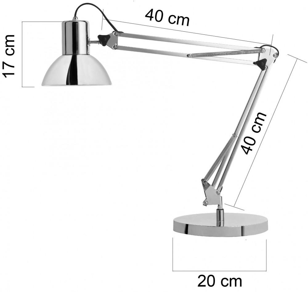 Unilux Lámpara De Escritorio Led Success 80 Cromado