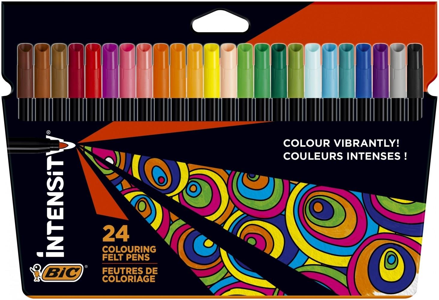 Bic Rotulador Punta Fibra 24 Un Surtidas Intensity