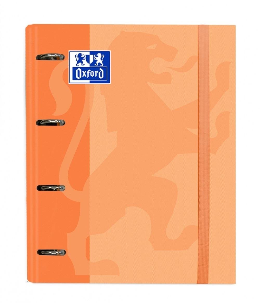Oxford Touch Europeanbinder Carpebloc 4 Anillas + Recambio 100 Hojas Melocotón