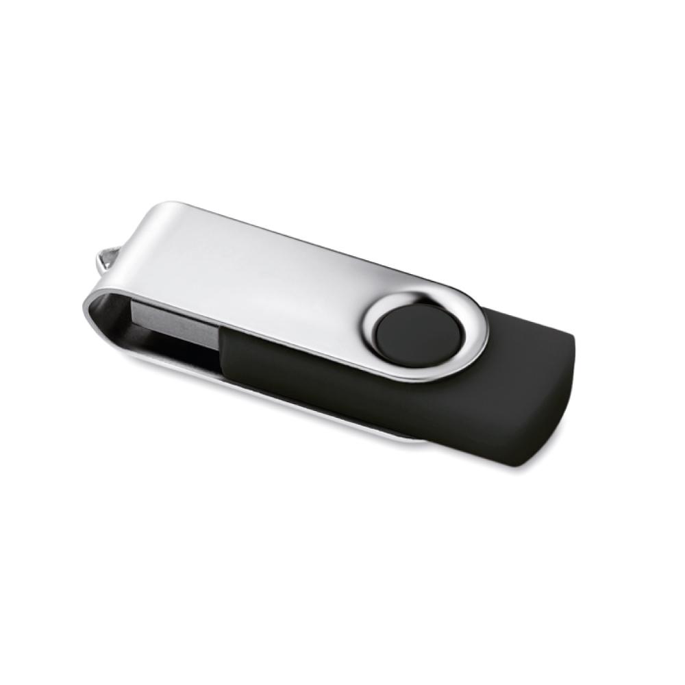 Memoria USB 16 Gb. Rotativo negro