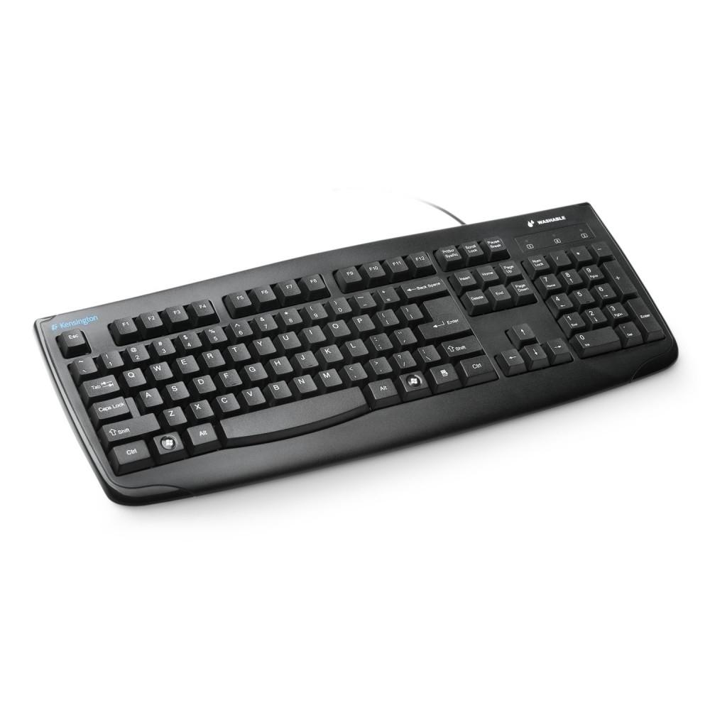 Kensington Pro Fit Teclado Cable Lavable Negro