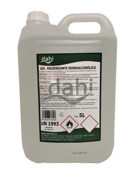 Dahi Gel Hidroalcohólico 5L Garrafa