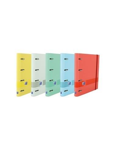 Oxford Live&Go Europeanbinder Carpebloc 4 Anillas + Recambio 100 Hojas Multicolor