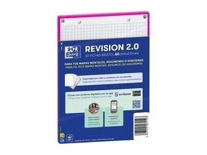 Oxford Fichas Revisión 2.0 Cuadrícula 5mm A5 30 Fichas Rosa