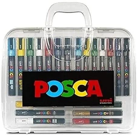Posca Maletín Plástico 20 Rotuladores Surtidos