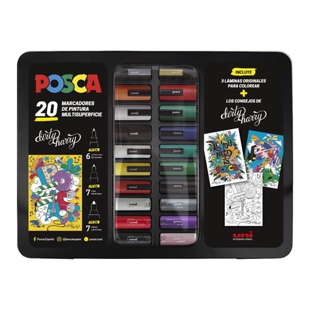 Posca Maleta Pc1M Pc3M Pc5M /20Ud