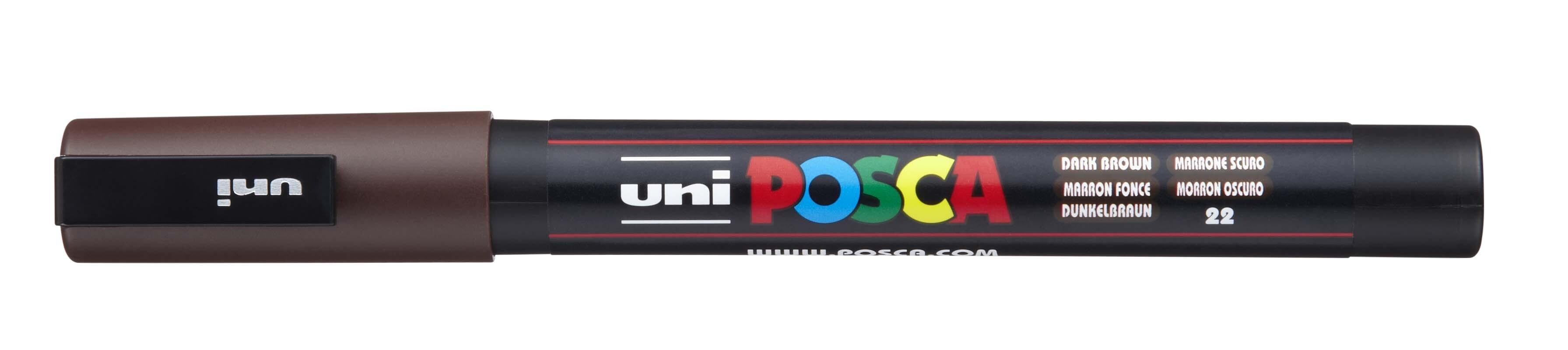 Posca Rotulador PC-3M Marrón Oscuro