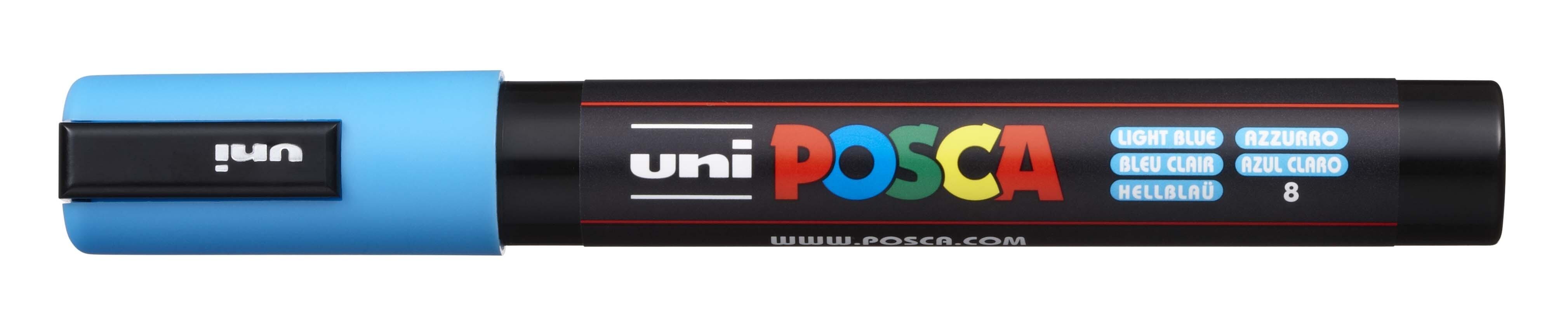 Posca Rotulador PC-5M Azul Claro