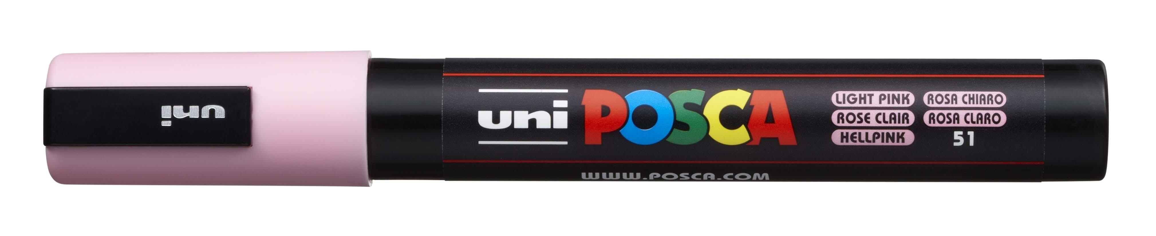 Posca Rotulador PC-5M Rosa Claro