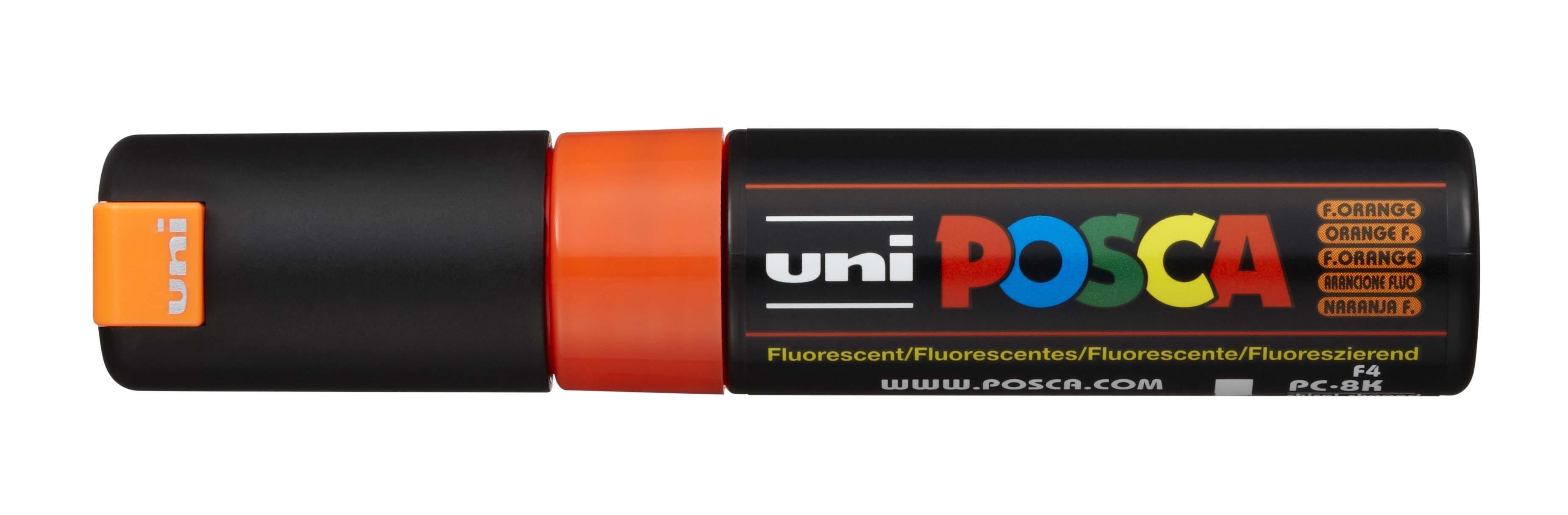 Posca Rotulador PC-8K Naranja Fluor