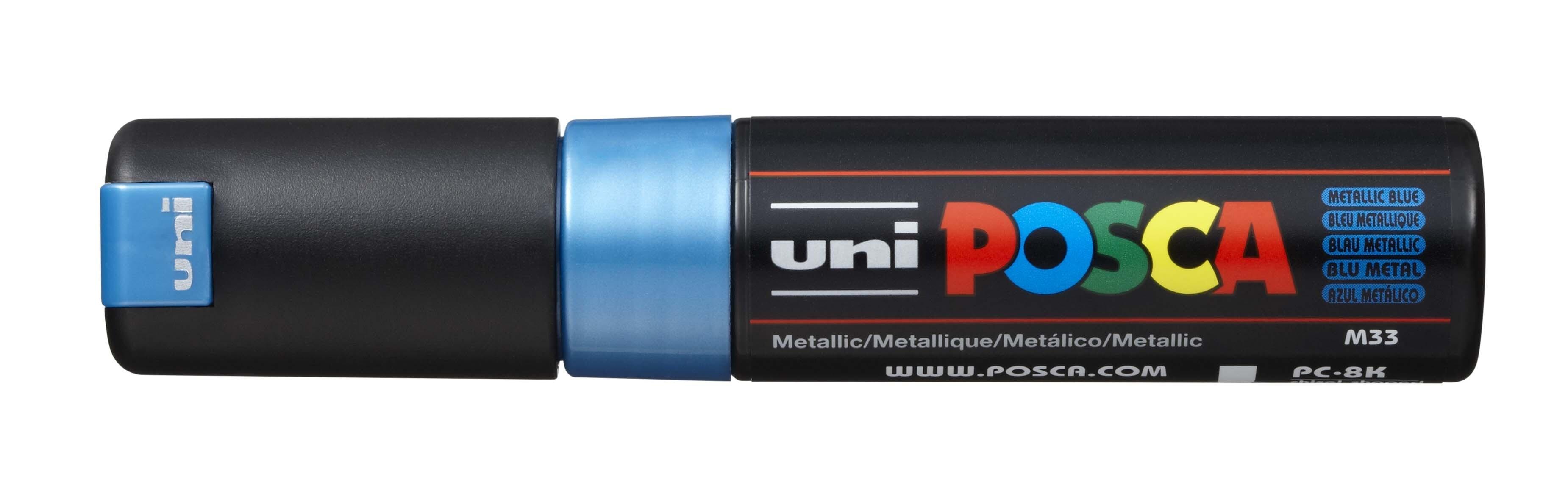 Posca Rotulador PC-8K Azul Metálico